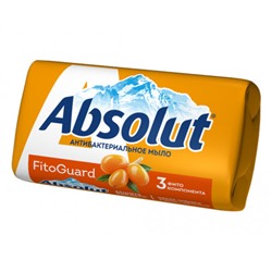 Мыло туалетное Absolut (Абсолют) FitoGuard антибактериальное Облепиха, 90 г