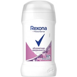 Антиперспирант стик Rexona (Рексона) Абсолютная уверенность, 40 мл