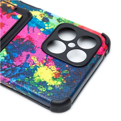 Чехол-накладка SC284 с картхолдером для "Huawei Honor X8" (multicolor) (006)
