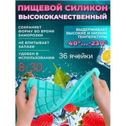 Силиконовая форма для льда 36 ячеек