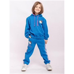 096_ОС22 Спортивный костюм (Пуловер+брюки) д/д синий