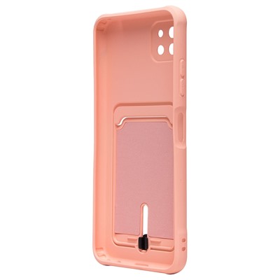 Чехол-накладка SC304 с картхолдером для "Samsung SM-A226 Galaxy A22s 5G" (light pink)