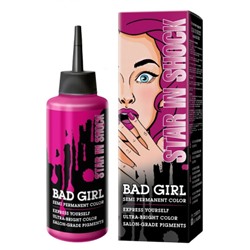 Краска для волос Bad Girl, Star in shock, фуксия, 150 мл