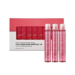 Jigott Ампульный филлер для волос с коллагеном / Signature Professional Collagen Hair Ampoule, 10 шт. x 13 мл