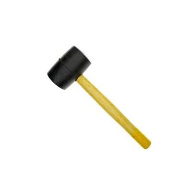 [34794] Киянка резиновая 450гр, черная резина, деревянная ручка STAYER