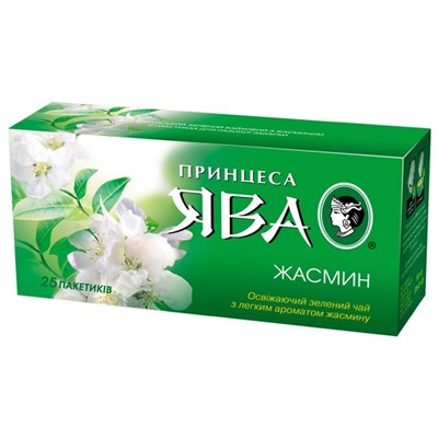 Чай                                        Принцесса ява                                         25 пак. х 1,5 гр. зеленый Нежный Жасмин ( 0213) (18)