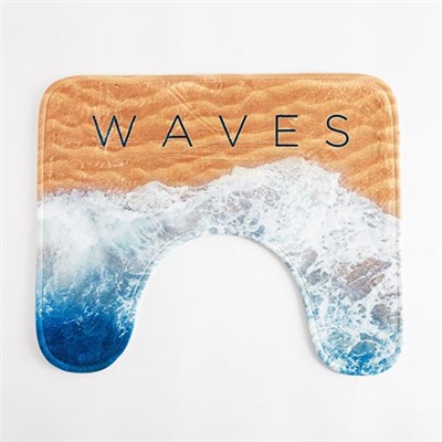 Коврик в ванную Этель «Waves», 50х40 см