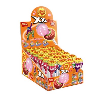 Кондитерские изделия                                        Chupa chups                                        ЧУПА ЧУПС XXL Трио, 40 шт.,29 гр. (12) картон