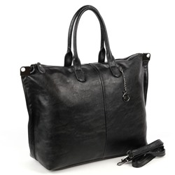 Женская сумка шоппер из эко кожи А-3841 Блек