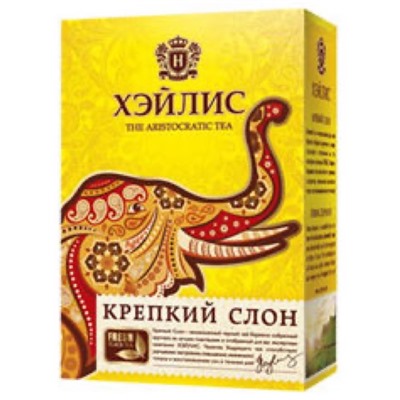 Чай                                        Hyleys                                        Крепкий Слон 90 гр.,черный лист (20 ) (0285)