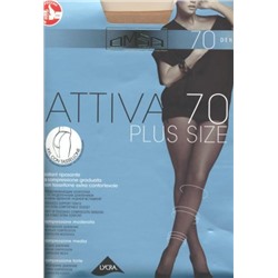 Колготки классические, Omsa, Attiva 70 XXL Plus size оптом