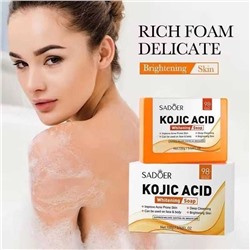 SADOER Отбеливающее мыло для лица и тела с койевой кислотой KOJIC ACID, 100