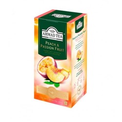 Чай черный Ахмад Ahmad Tea "Peach & Passion fruit" (Персик и маракуйя), 25 пак