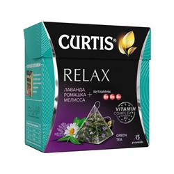 Чай                                        Curtis                                        Relax Teal 15 пак.*1,7 гр.зеленый+ витамины (12) 102292