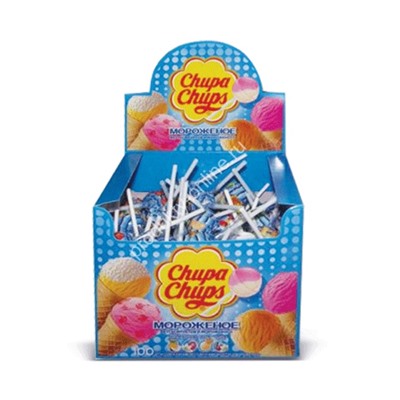 Кондитерские изделия                                        Chupa chups                                        ЧУПА ЧУПС Кислорот 100 шт.,12 гр.(12)