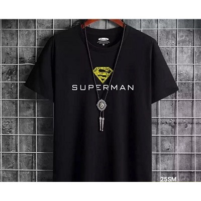 Мужская футболка Superman чёрная SM