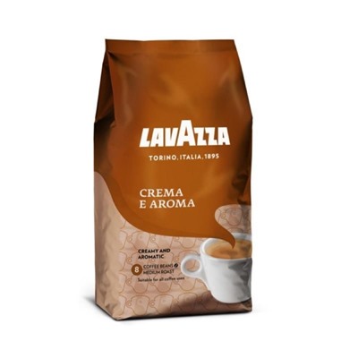 Кофе                                        Lavazza                                        Крем арома 1000 гр. зерно (6) 2540 желтая