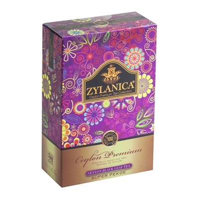 Чай                                        Zylanica                                        Ceylon Premium Collection Super Pekoe 100 гр. черный, картон (15)