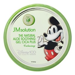 JMsolution Успокаивающий гель для лица и тела с алоэ и центеллой / Disney100 Mickey The Natural Aloe Soothing Gel Plus Calming, 300 мл