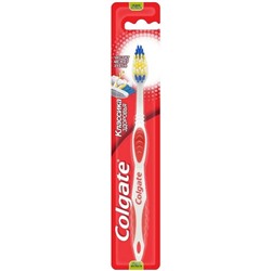 Зубная щетка Colgate (Колгейт) Классика Плюс  2+1, средней жесткости