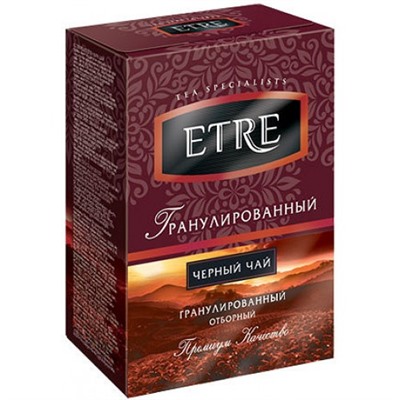 «ETRE», чай черный гранулированный, 100 гр.