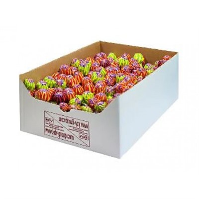 «Strike», карамель на палочке с жевательной конфетой внутри (коробка 5 кг) KDV
