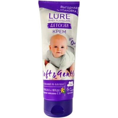 Крем детский LURE Baby Play&Care ромашка и череда, 250 мл