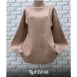 Женский свитер. Ткань 30% cotton, 10% elastane, 60% wool