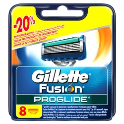 Кассеты для бритья Gillette Fusion ProGlide Power (8 шт)