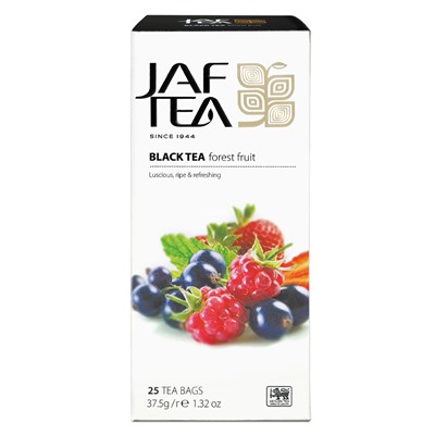 Чай                                        Jaf tea                                        PC Forest fruit 25 пак.*1,5 гр. черн.с аром.лесных ягод (36) (367)
