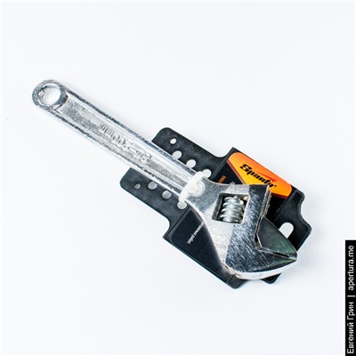 [21244] Ключ разводной, 200 мм, хромированный SPARTA 155255
