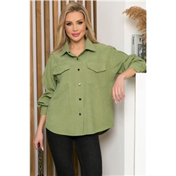 Рубашка На пульсе моды (нежная зелень) Б4562