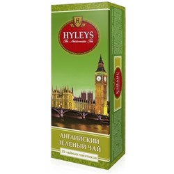 Чай                                        Hyleys                                        Англ. зеленый 25 пак. х 2 гр. (10445) (32)
