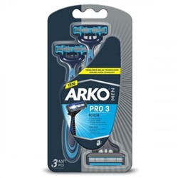 Станок для бритья одноразовый Arko (Арко) Men Pro 3, 3 шт