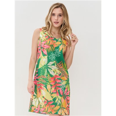 Платье женское 5231-3768; Тропики зелёный