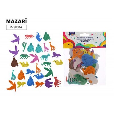 Декоративные наклейки из EVA "ANIMAL" M-20014 Mazari