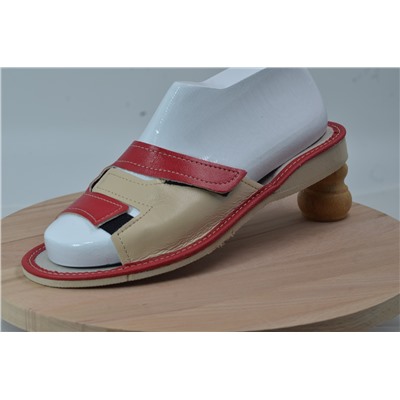 039-3-37  Обувь домашняя (Тапочки кожаные) размер 37
