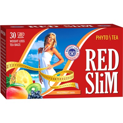 Чай                                        Fitera                                        Ред Слим со вкусом Мультифрукта 30 пак.*2 гр. (64)