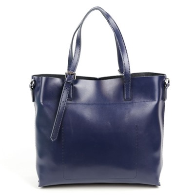Женская кожаная сумка шоппер 8555-220 Блу