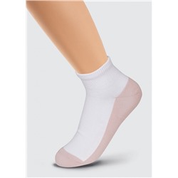 CLE Носки жен.Д5304 fashion база укороч, белый/св.розовый, Таблица размеров на женскую одежду «ЭЙС», «ТЕТ-а-ТЕТ» и «CLEVER WEAR» из трикотажа, Таблица размеров на женскую обувь