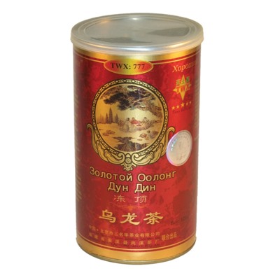 Чай                                        Чю хуа                                        ЧЮ ХУА (777) Золотой Оолонг Дун Дин 125 гр., зеленый, картон (30)