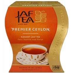 Чай                                        Jaf tea                                        EC Premier Ceylon ОРА 100 гр. черный, фигур.карт.пачка (20)