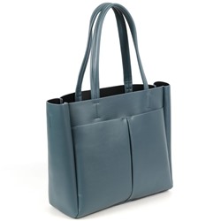 Женская сумка шоппер из эко кожи 894167 Блу