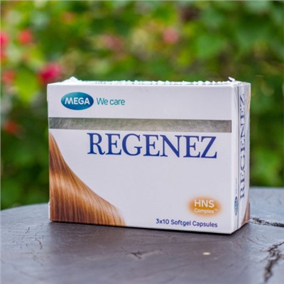 Витамины для укрепления волос Mega Regenez 30 капсул