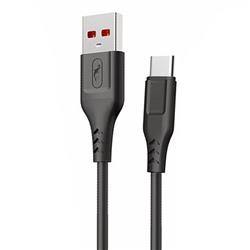 Кабель USB - Type-C SKYDOLPHIN S61T (black)