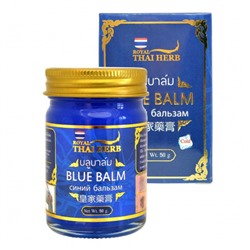Синий бальзам от варикоза и тяжести ног Royal Thai Herb 50 гр