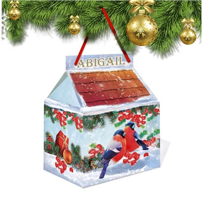 Чай                                        Abigail                                        (К1 6965) "Кормушка для птиц" Зима Новогодняя (Улун молочный) 85 гр. (12)