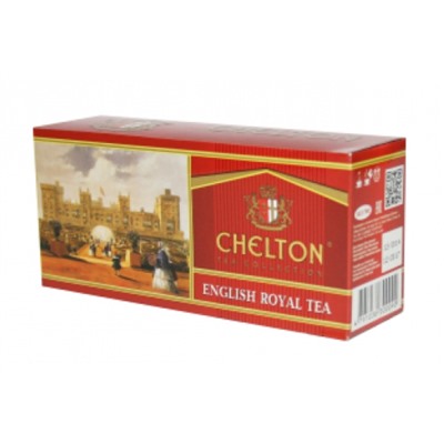 Чай                                        Chelton                                        Английский Королевский 25 пак.х 2 гр.,черный (36)