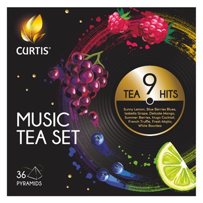 Чай                                        Curtis                                        Curtis "Music tea set" ассорти 36 пак. (9) 102429