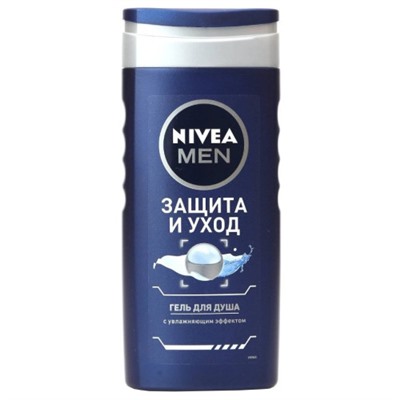 Гель для душа мужской Nivea (Нивея) Защита и Уход, 250 мл